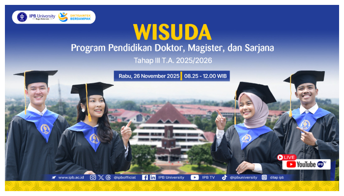 Wisuda Program Pendidikan Dokter, Magister, dan Sarjana Tahap III T.A. 2025/2026